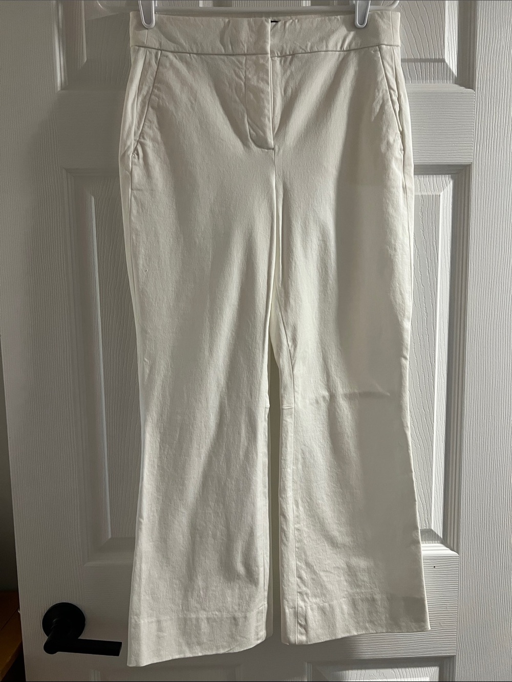J. Crew Off-White Wide-Leg Pants